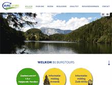 Tablet Screenshot of burgtours.nl